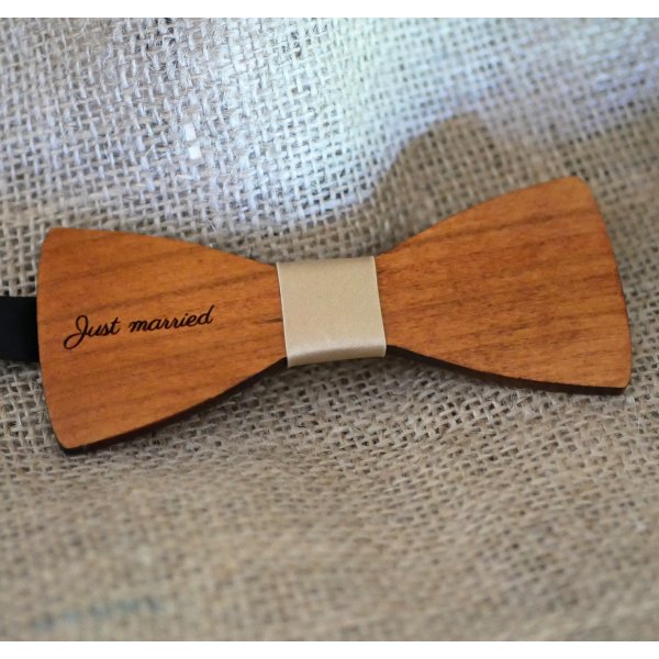 Just married bow tie