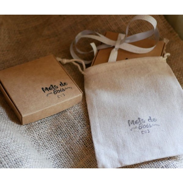 Tr&aelig;manchetknapper med malede hjerter