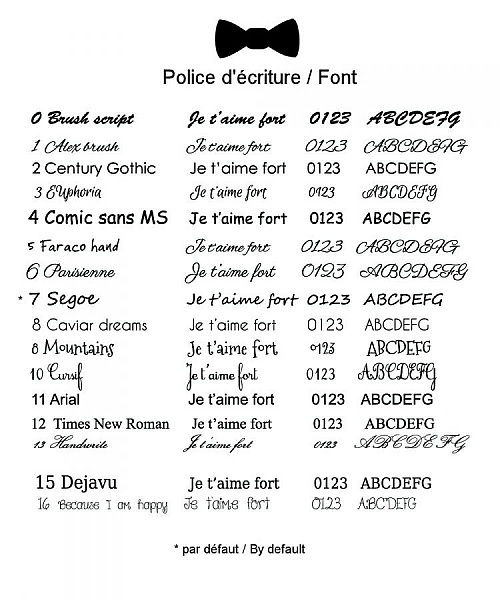 Capodastre personnalis&eacute; en aluminium clair grav&eacute; accessoire guitare 