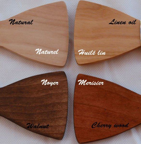 Mini Moustaches tr&aelig; butterfly til personlig tilpasning lavet i Frankrig