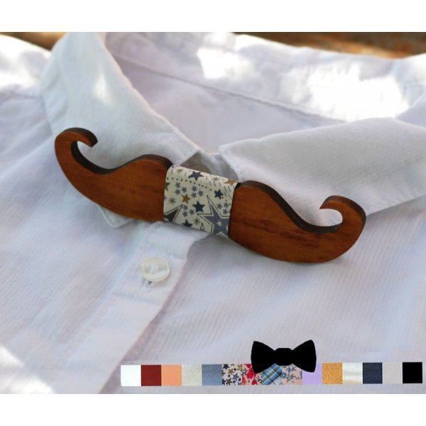 Tr&aelig;sn&oslash;rreb&aring;nd til b&oslash;rn Moustache til personlig tilpasning