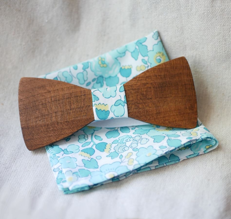 Liberty Betsy Mintgrøn træ Bow Tie Pouch