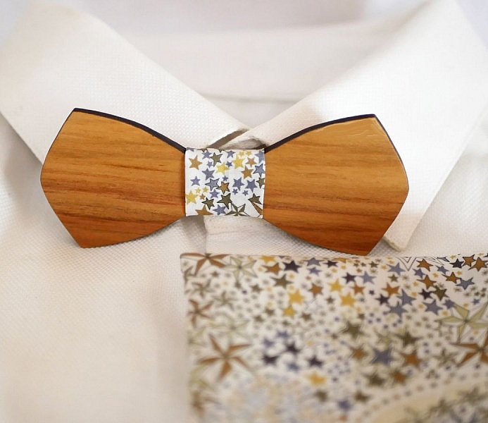 Tilpasselig Liberty brune stjerner og tr&aelig;stropspose