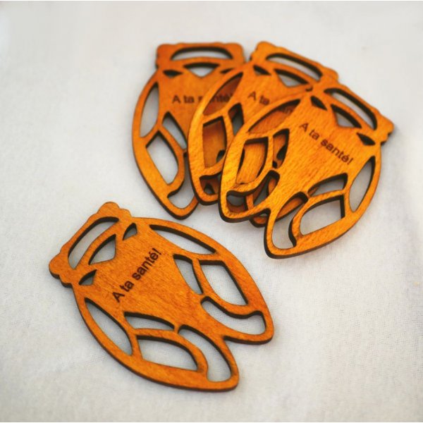 4 tr&aelig;underlag Tr&aelig;cikader til personlig tilpasning