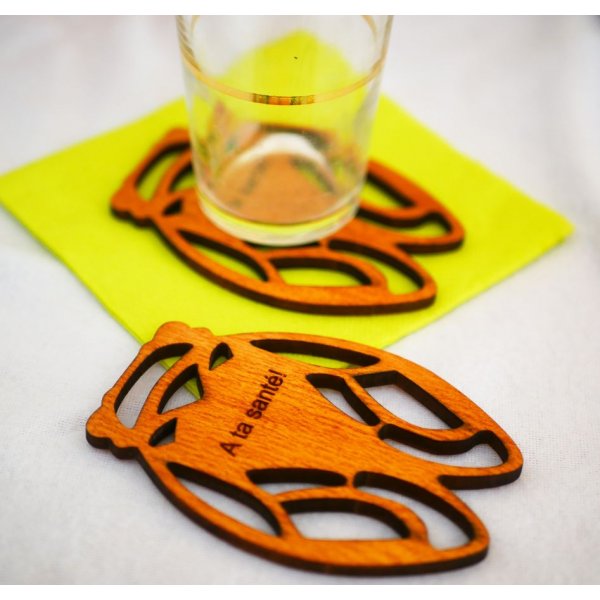 4 tr&aelig;underlag Tr&aelig;cikader til personlig tilpasning