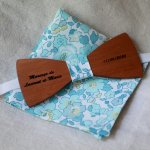 Liberty Betsy Mintgr&oslash;n tr&aelig; Bow Tie Pouch