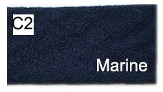 C2-Mørk marineblå (i crepe)