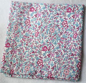 L20-Liberty Katie fuchsia+Firkantet lomme (+ 10.80 €)